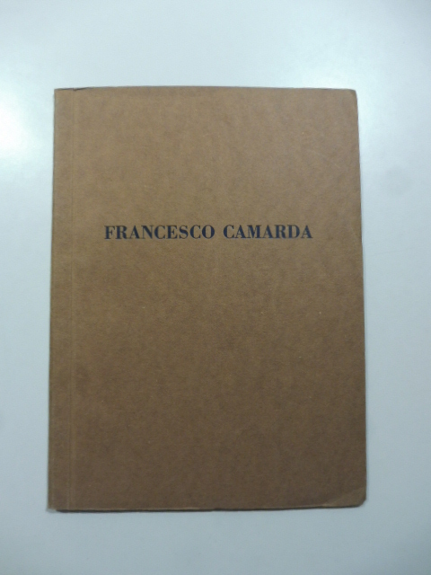 Galleria Scopinich, Milano. Francesco Camarda febbraio-marzo 1932
